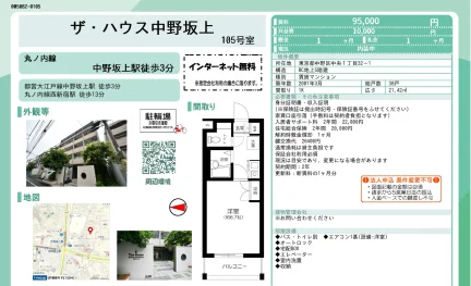 ザ・ハウス中野坂上 105号 0