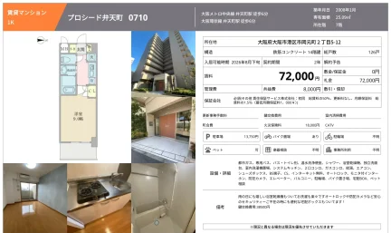 プロシード弁天町 0710号 0
