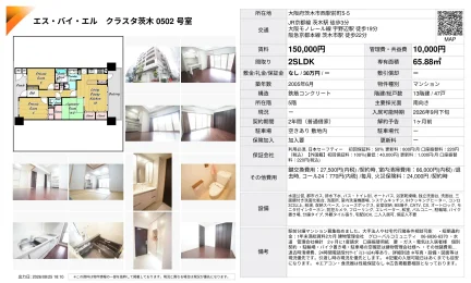 エス・バイ・エル クラスタ茨木 0502号室 0502号 0