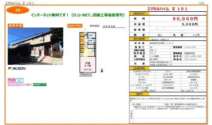 エクセルハイムⅡ 101号 0