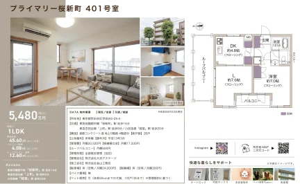 プライマリー桜新町 401号 0