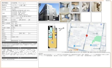 メルヴェーユ東八番丁 213号 0