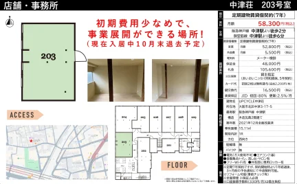 中津荘 203号 0