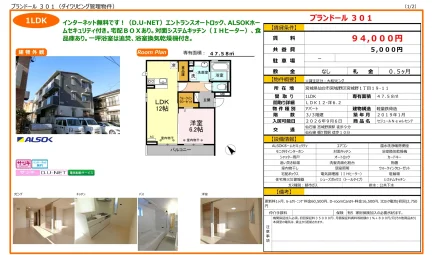 セジュール New レセンテ 301号 0