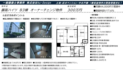 Vintage 3-Bedroom Condo in Fujisaka nishimachi 0