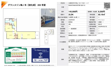 グランメゾン梅ノ木 205号 0