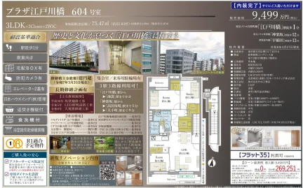 プラザ江戸川橋 604号 0