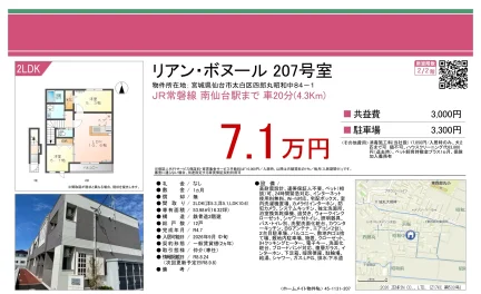 リアン・ボヌール 207号 0