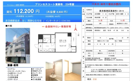 プリンセスコート東麻布 204号 0