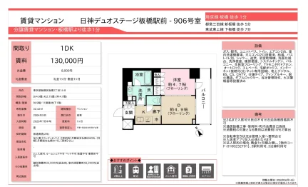 日神デュオステージ板橋駅前-906号室 906号 0