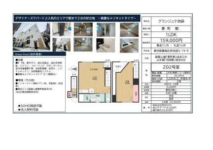 グランジュテ池袋 202号 0