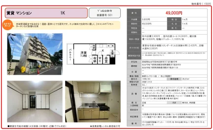 Y's仙台新寺 501号 0