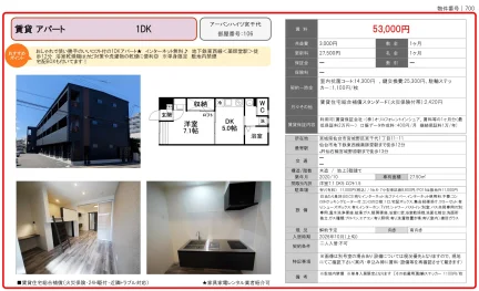 アーバンハイツ宮千代 106号 0