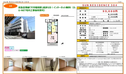 SUN RESIDENCE 304 304号 0