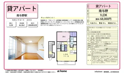 1LDK Condo in Shimookubo 0