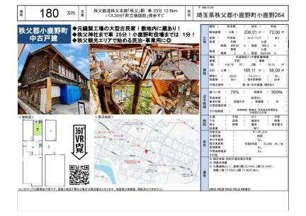 埼玉県秩父郡小鹿野町小鹿野 中古戸建 0