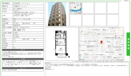 天満泉マンション 701号 0