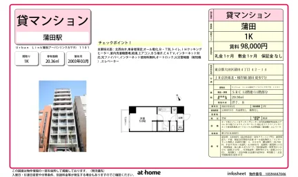 Urban Link蒲田(アーバンリンクカマタ) 1101号 0