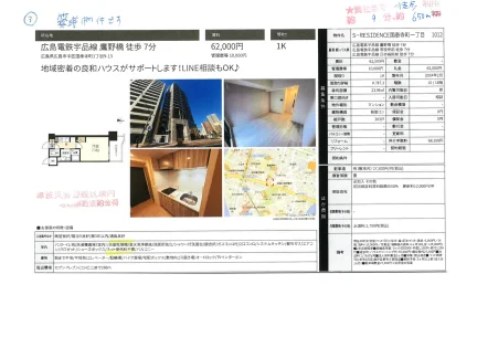 S-RESIDENCE国泰寺町一丁目 1012 1012号 0