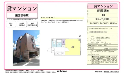 Studio Condo Near Station in Higashitamagawa 0
