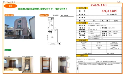 ケンハイム 201 201号 0