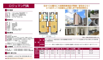 ロジュマン門真 307号 0