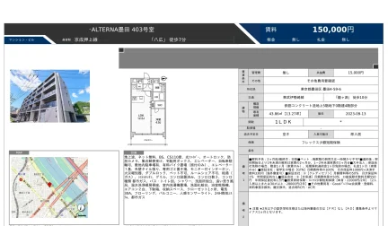 ALTERNA墨田 403号 0