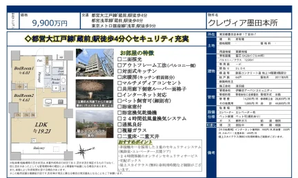 クレヴィア墨田本所 9号 0