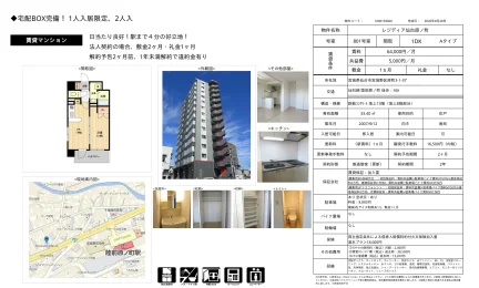 レジディア仙台原ノ町 801号室 0
