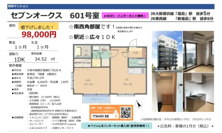 セブンオークス 601号 0