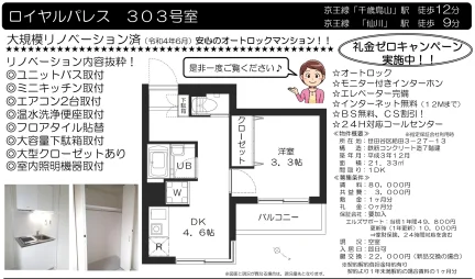 ロイヤルパレス 303号 0