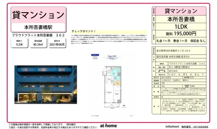 Modern 1LDK Condo Near Station in Higashikomagata 0