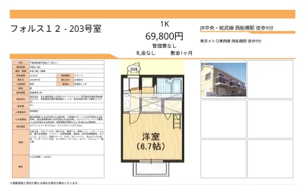 フォルス 203号 0