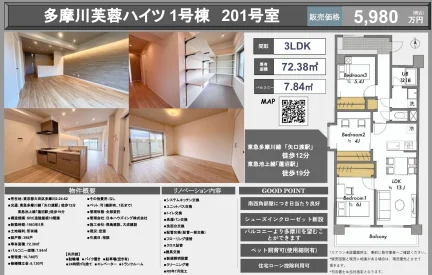 多摩川芙蓉ハイツ1号棟 201号 0