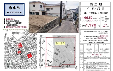 兵庫県神戸市兵庫区菊水町9丁目 売地 0