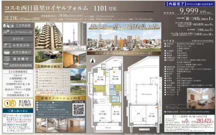 コスモ西日暮里ロイヤルフォルム 1101号 0