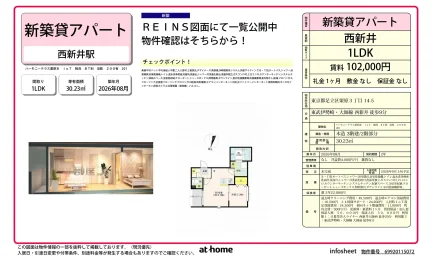 Brand New 1LDK Condo in Kurihara 0