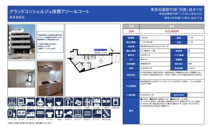 グランドコンシェルジュ用賀アジールコート 304号 0