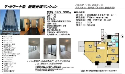 ザ・タワー十条 1409号 0