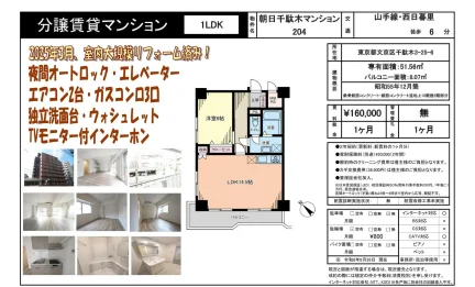 朝日千駄木マンション 204号 0