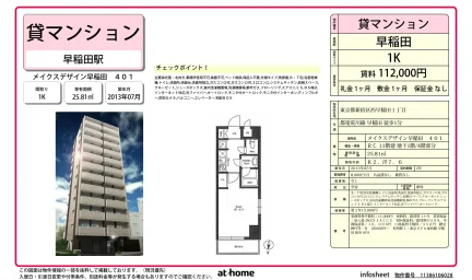 Studio Condo Near Station in Nishiwaseda(sonota) 0