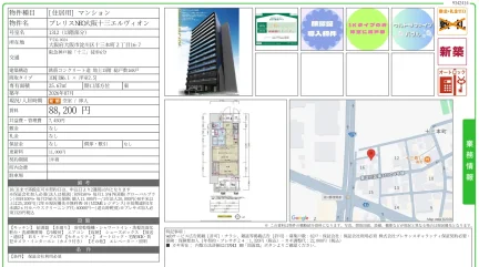 プレリスNEO大阪十三エルヴィオン 1312号 0