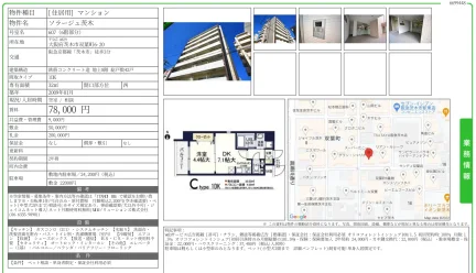 ソラージュ茨木 607号 0