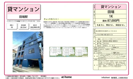 Modern Studio Condo in Higashiogu 0