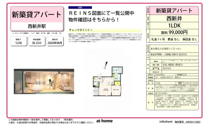 Brand New 1LDK Condo in Kurihara 0
