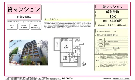 Brand New 1DK Condo Near Station in Kojima 0