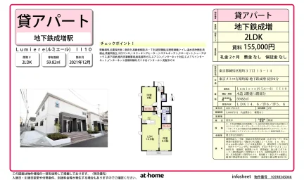 Modern 2LDK Condo in Asahicho 0