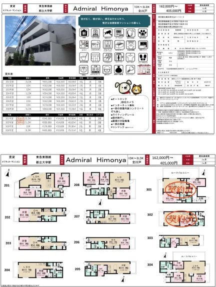 アドミラル碑文谷 201号 0