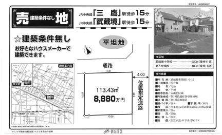 Land in Sekimae 0
