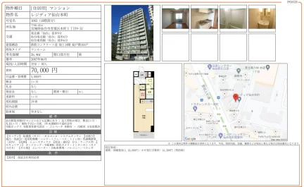 レジディア仙台本町 1002 0
